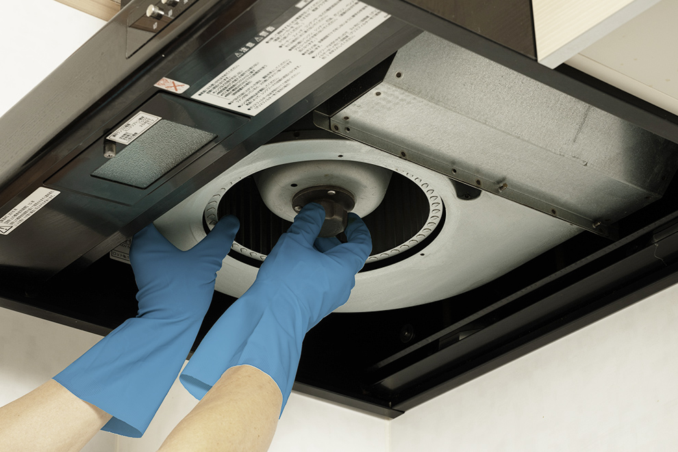 キッチン換気扇クリーニング